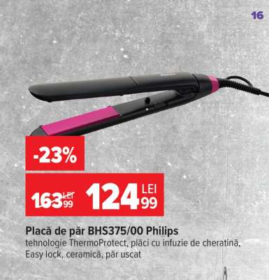 Placă de păr BHS375/00 Philips