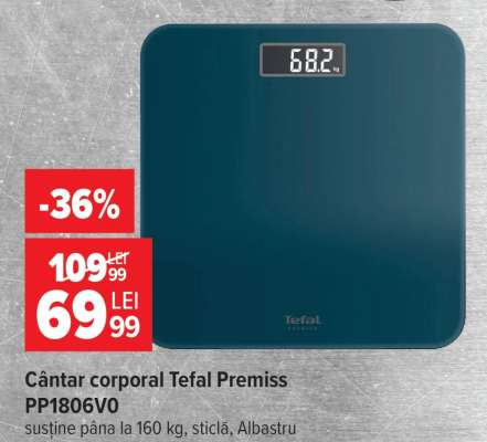 Cântar corporal Tefal Premiss PP1806V0