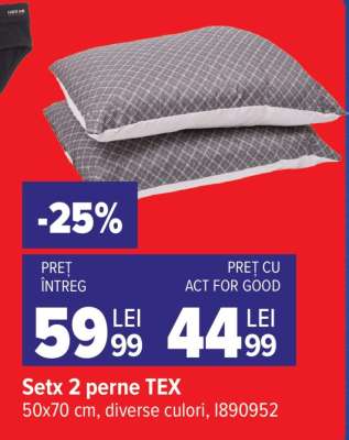 Setx 2 perne TEX