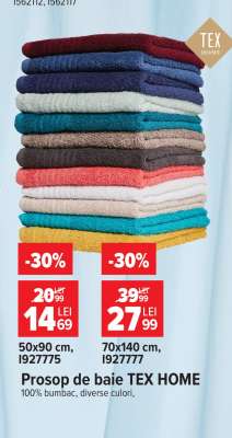 Prosop de baie TEX HOME
