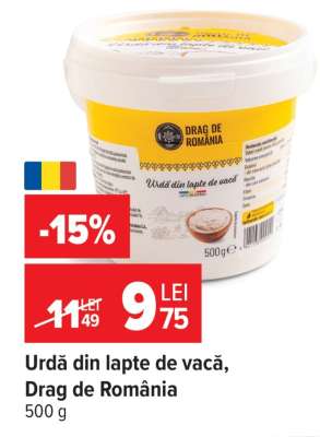 Urdă din lapte de vacă Drag de România