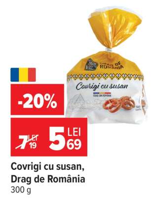 Covrigi cu susan, Drag de România