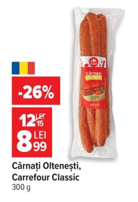 Cârnați oltenești Carrefour Classic