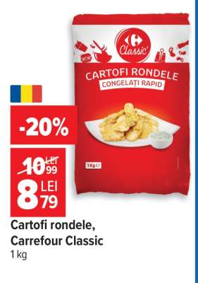 Cartofi rondele Carrefour Classic