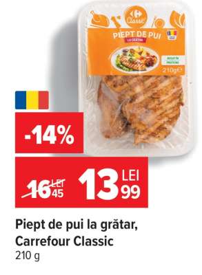 Piept de pui la grătar Carrefour Classic