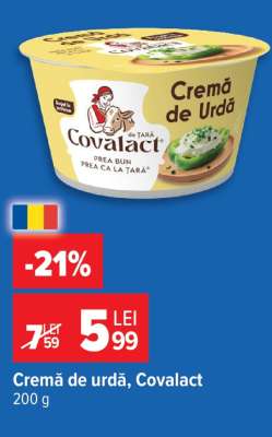 Cremă de urdă Covalact