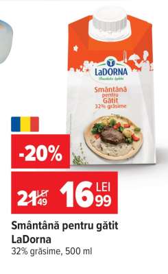 Smântână pentru gătit LaDorna