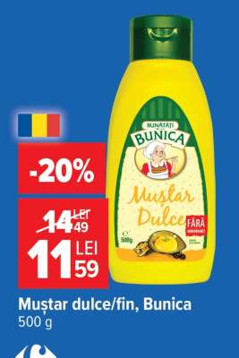 Muștar dulce/fin, Bunica