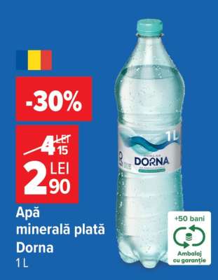 Apă minerală plată Dorna