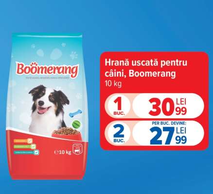 Hrană uscată pentru câini, Boomerang