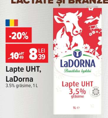 Lapte UHT LaDorna