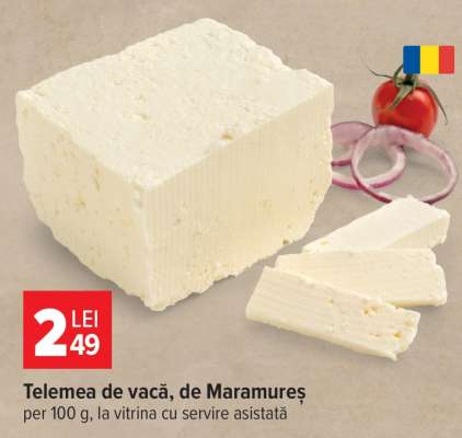 Telemea de vacă de Maramureș
