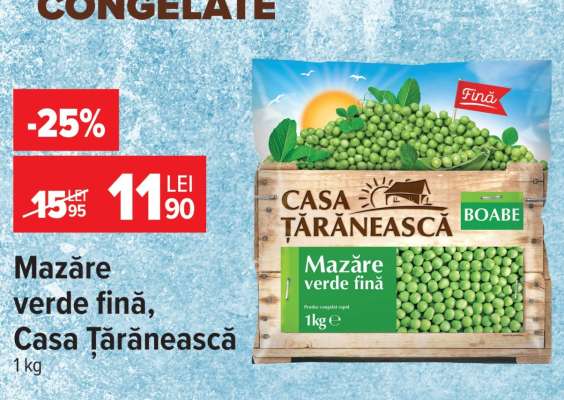 Mazăre verde fină Casa Țărănească