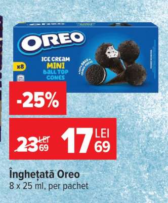 Înghețată Oreo