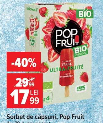 Sorbet de căpșuni, Pop Fruit