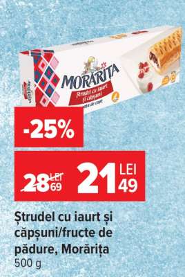 Ștrudel cu iaurt și căpșuni/fructe de pădure, Morărița