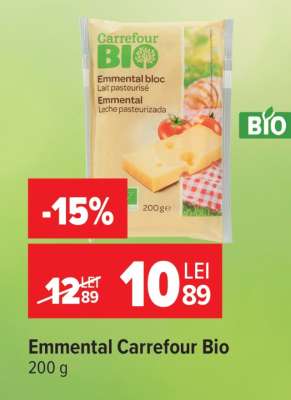 Emmental Carrefour Bio