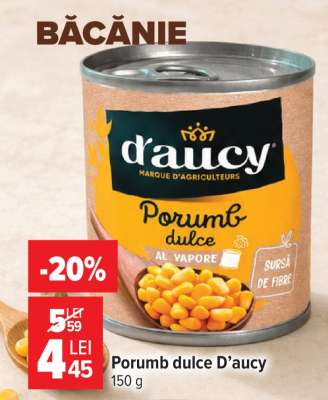 Porumb dulce D'aucy