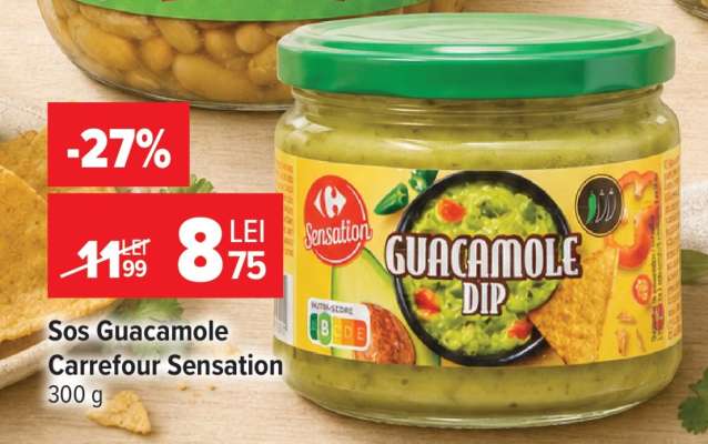 Sos Guacamole Carrefour Sensation