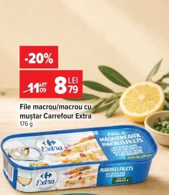 File macrou/macrou cu muștar Carrefour Extra