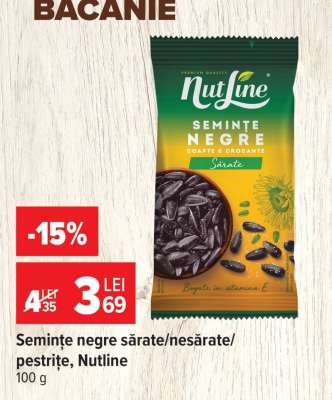 Semințe negre sărate/nesărate/pestrițe, Nutline