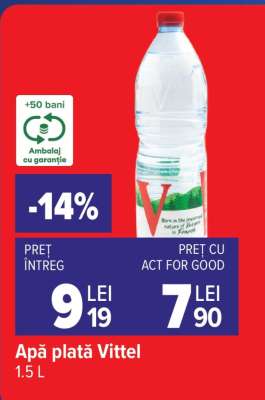 Apă plată Vittel