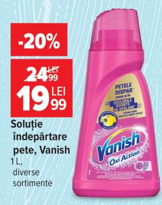 Soluție îndepărtare pete Vanish
