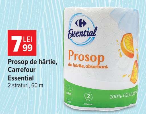 Prosop de hârtie, Carrefour Essential