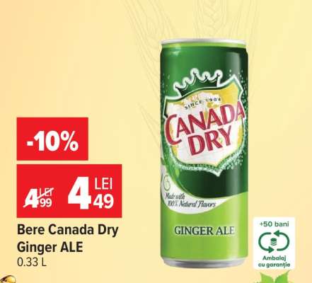 Bere Canada Dry Ginger ALE