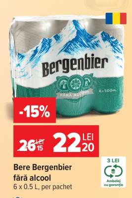 Bere Bergenbier fără alcool