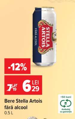 Bere Stella Artois fără alcool