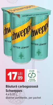 Băutură carbogazoasă Schweppes