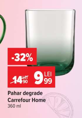 Pahar degrade Carrefour Home