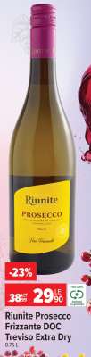 Riunite Prosecco Frizzante DOC Treviso Extra Dry