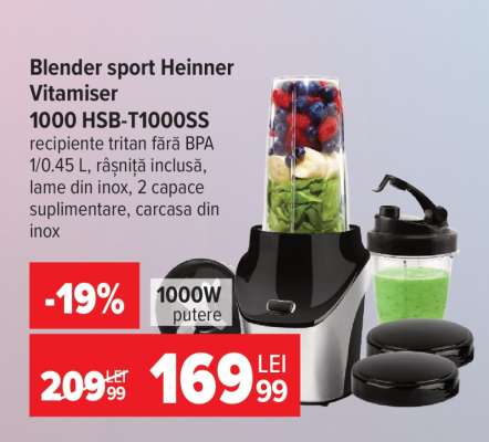 Blender sport Heinner Vitamiser 1000 HSB-T1000SS