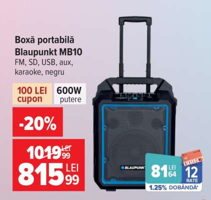 Boxă portabilă Blaupunkt MB10