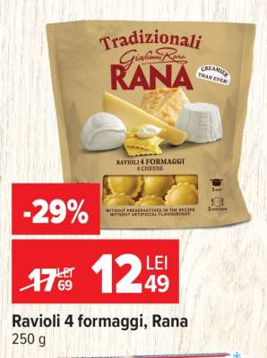 Ravioli 4 formaggi, Rana