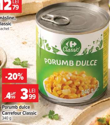 Porumb dulce Carrefour Classic
