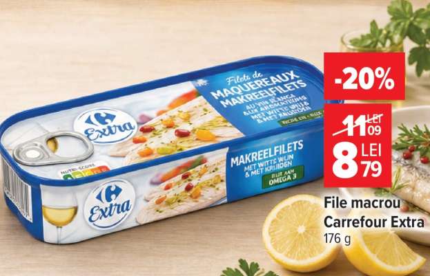 File macrou Carrefour Extra 176 g