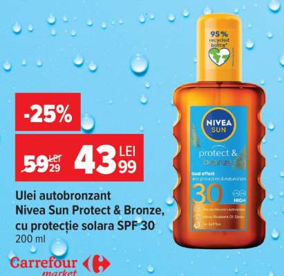 Ulei autobronzant Nivea Sun Protect & Bronze