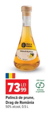 Pălincă de prune, Drag de România