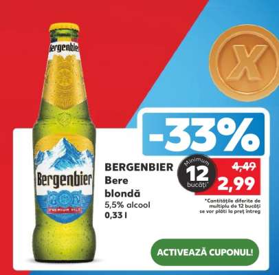 BERGENBIER Bere blondă