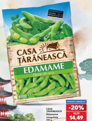 CASA ȚĂRĂNEASCĂ Edamame congelate 400 g