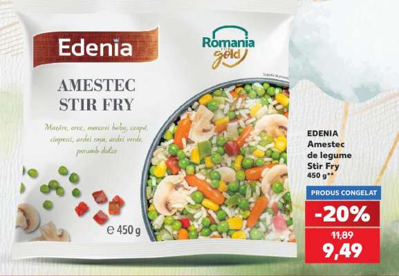 EDENIA Amestec de legume Stir Fry 450 g