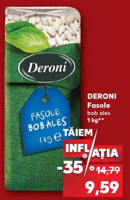 DERONI Fasole bob ales 1 kg
