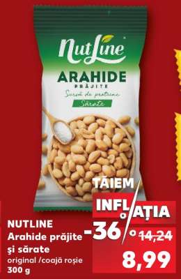 NUTLINE Arahide Prăjite și Sărate