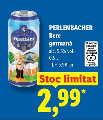 PERLENBACHER Bere germană