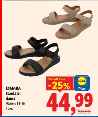 ESMARA Sandale damă