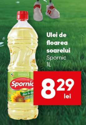 Ulei de floarea soarelui Spornic 1L