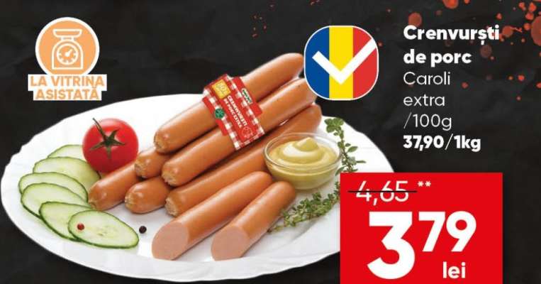 Crenvurști de porc